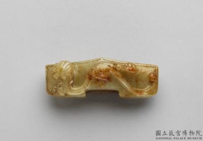 图片[2]-Jade sword guard with animal pattern, mid to late Western Han dynasty (140 BCE-8 CE)-China Archive